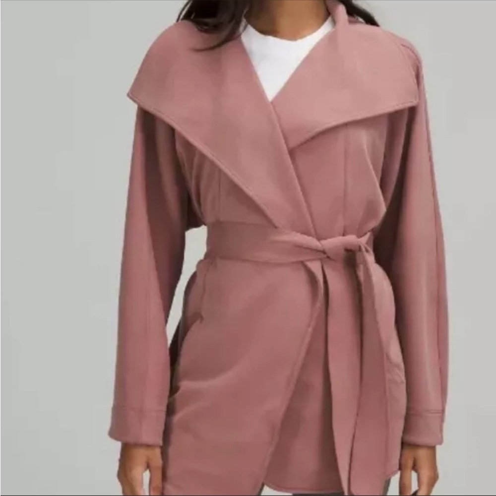 lululemon softstreme cardigan with tie